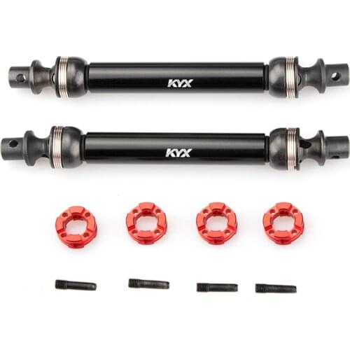KYX Racing Hardened Steel Center Drive Shaft Upgrades Part Accessories for RC Crawler Car Axial Capra Unlimited Trail Buggy UTB
