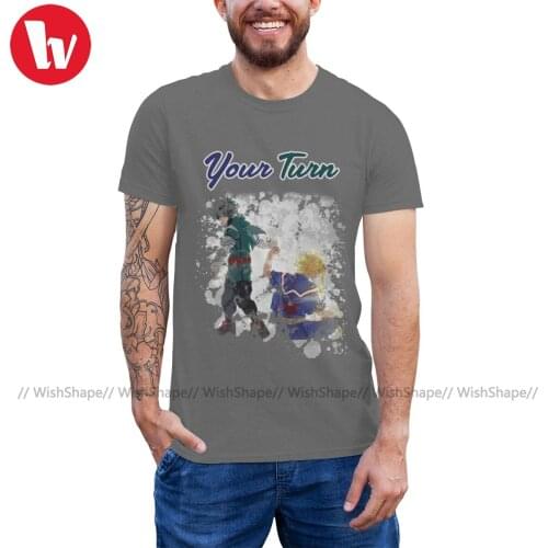 Deku T Shirt All Might Your Turn Midoriya T-Shirt Plus size Summer Tee Shirt 100 Percent Cotton Fun Tshirt