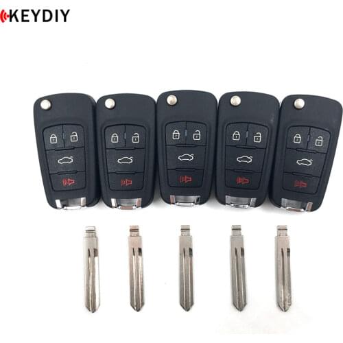 KEYDIY 5pcs KD900 NB18 Universal Multi-functional NB Remote Control With 5pcs NO.22/39/40 Key Blade For All B and NB Series