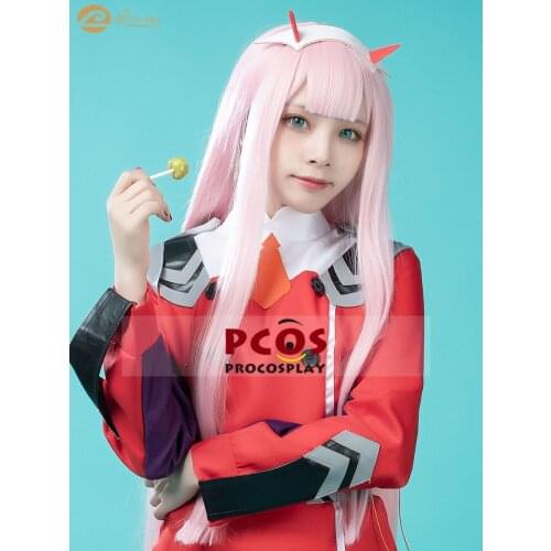 ProCosplay DARLING in the FRANXX 02 Zero Two Cosplay Costume Halloween Worker Pilot mp005424