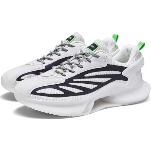 Summer Sports Running Shoes Outdoor Mesh Non-slip Breathable Fluorescent Non-slip Large Size 39-46 Low-cut Mens Shoes