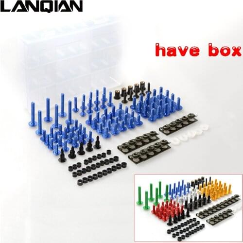 Motorcycle CNC Aluminum One Set Fairing body work Bolts Screws For Ducati MS4 M900 996 748 ST4 ST3 SPORT 1000 S2R 1000