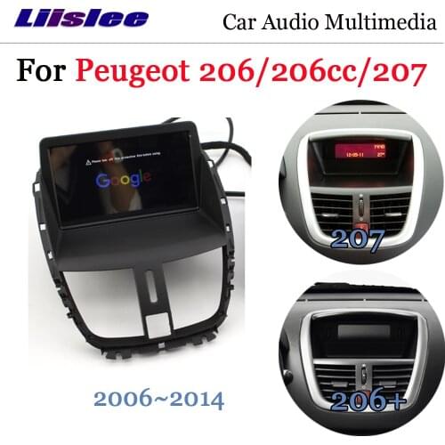 Multimedia Player For Peugeot 206/207 2006-2014 Car Radio Android DVD Audio Stereo GPS Navi Map Navigation System