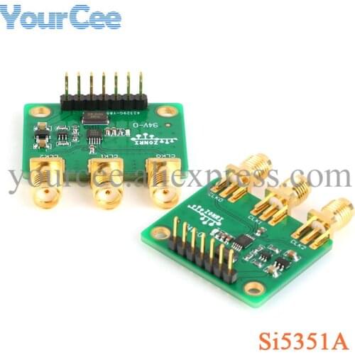 Si5351A STM32 3 Channel Clock Generator Breakout Board Module Si5351 I2C Signal Generator 8KHz-160MHz DC 3.3V 5V For Arduino