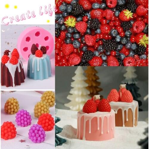Blueberry Pineapple Fruit Silicone Fudge Cake Mold Chocolate Mold Silicone Mold Decoration Decoration