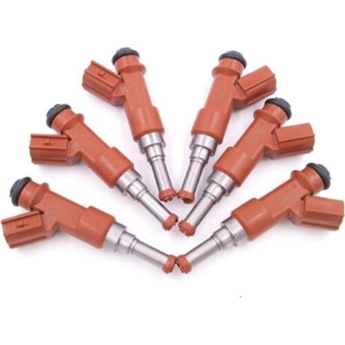 6pcs/lot 23209-31050 23250-31050 23250-0P040 Fuel injector for Toyota Avalon Camry Highlander RAV4 Sienna Venza 3.5L V6
