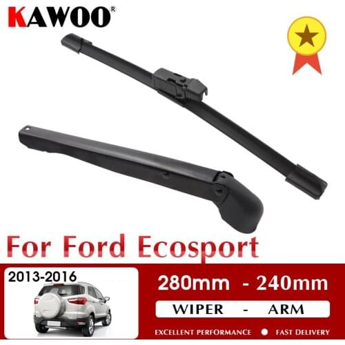 KAWOO Car Rear Wiper Blades Back Window Wipers Arm For Ford For Ecosport Hatchback 2013 - 2020 Auto Windscreen Car accessories