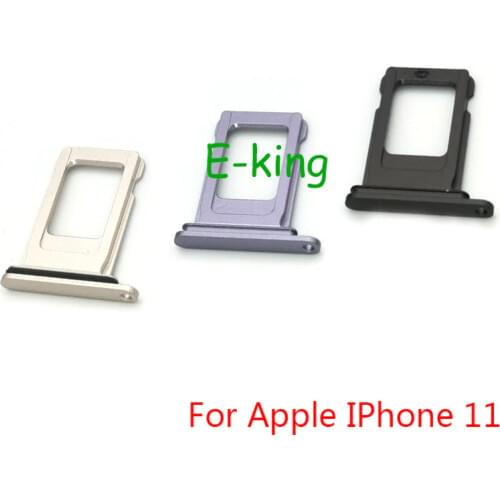 10pcs For iPhone 11 Sim Card Slot Tray Holder Sim Card Reader Socket