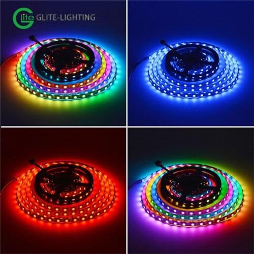 12V RGB LED Strip Light WS2815 Dual Signal LED Lights Tape Individually Addressable 30led 60leds 144leds/m