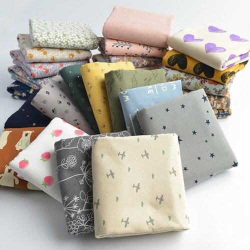 140x50cm autumn and winter fabric cartoon christmas flower pure cotton Brushed cloth flannelette making clothes 210g/m