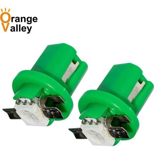 10pcs T3 T4.2 T4.7 B8.5 B8.3 B8.4 T5 1 SMD LED 5050 2835 1SMD Bulbs with Wedge Base for Dashboards (Gauge bulbs)