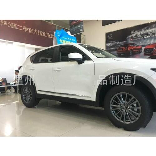 KOUVI ACCESSORIES FIT FOR 2017 18 2019 MAZDA CX-5 CX5 KF CHROME ABS DOOR SIDE LINE GARNISH BODY MOLDING COVER PROTECTOR TRIM