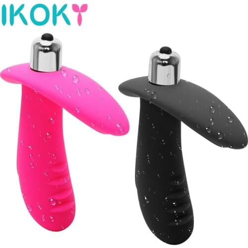 IKOKY Anal Plug Vibrator 10 Speed G Spot Massager Clitoris Stimulate Adult Sex Toys for Women Wearable Female Masturbation