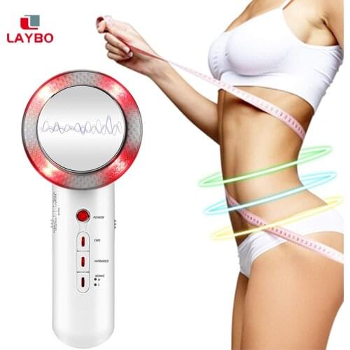 Facial Lifting Body Slimming Machine Massager Ultrasound Cavitation EMS Fat Burner Galvanic Infrared Ultrasonic Weight Lose