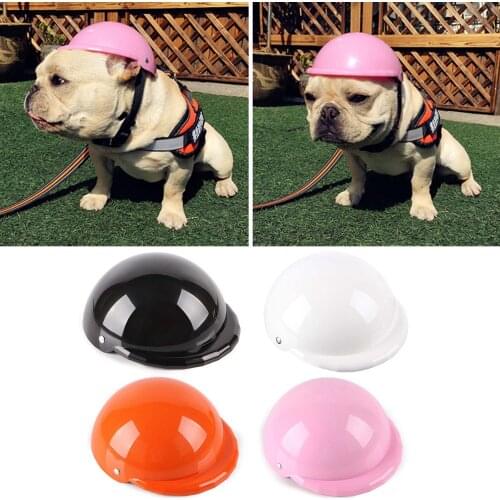 Behogar 4inch Cute Kawaii ABS Pets Costume Safety Protect Cap Helmets Hats for Puppy Teddy Cat Totoro Pug Poodle Dobermann
