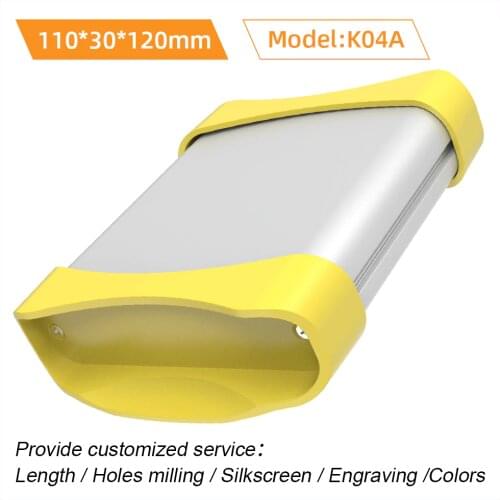 Diy Pcb Circuit Board Welding Equipment Housing Electronics Component Box Aluminum Enclosure With Plastic Panels K04A 110*30mm