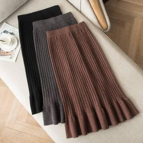 HJLZBW Women's Knitted Skirts