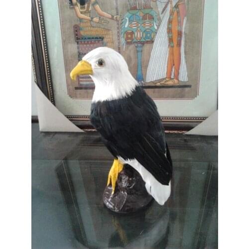 Simulation Eagle model,polyethylene&furs 21x12cm eagle,prop.home decoration Xmas gift w4185