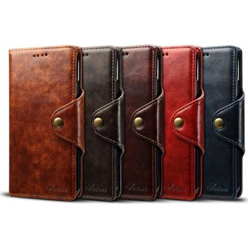Leather Flip Case For iPhone 8 7 Plus X XS Phone Back Case Wallet Cover case