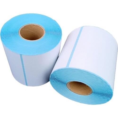Best Price 100x150mm 500pcs/Roll Printing Paper Vertical Waterproof Thermal Label- Sticker Paper with Tear Line for Express