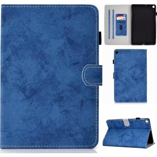 Retro Magnetic PU Leather Tablet Case for Samsung Galaxy Tab A SM-T510 SM-T515 10.1" 2019 Funda Silicone Stand Cover Coque+Pen