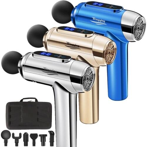 Massage Gun Muscle Relaxation Massager Sport Vibrating Percussion Massager Pain Relief Shaping professional pressure therapy
