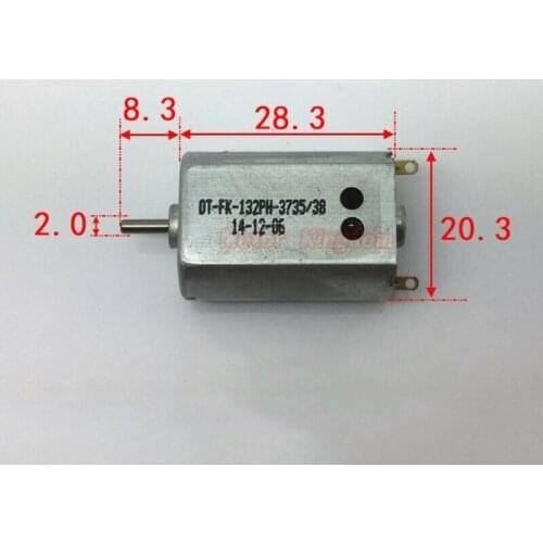 OT-FK-132PH-3735 DC 3V-4.2V 3.7V 17000RPM High Speed Motor Cooling hole 15.5mm*20mm Mini Engine DIY RC Drone Slot Car Model