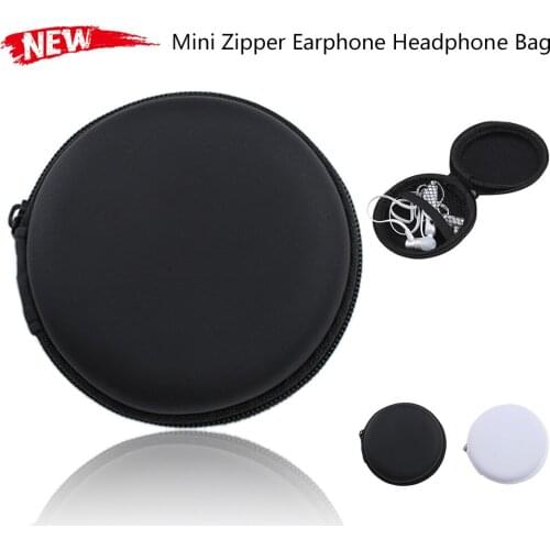 Mini Zipper Earphone Headphone SD Card Storage Bag Box Carrying Pouch