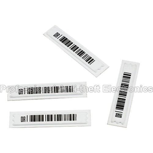 EAS AM soft label 58KHZ for anti-shoplifting DR label AM security label For AM security alarm system with barcode 20000pcs/lot
