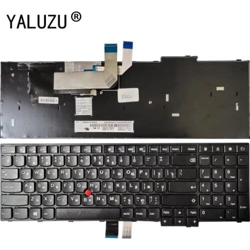 YALUZU AR/FR/GR/BR/RU NEW Laptop Keyboard for Lenovo Thinkpad E550 E550C E555 E560 E565