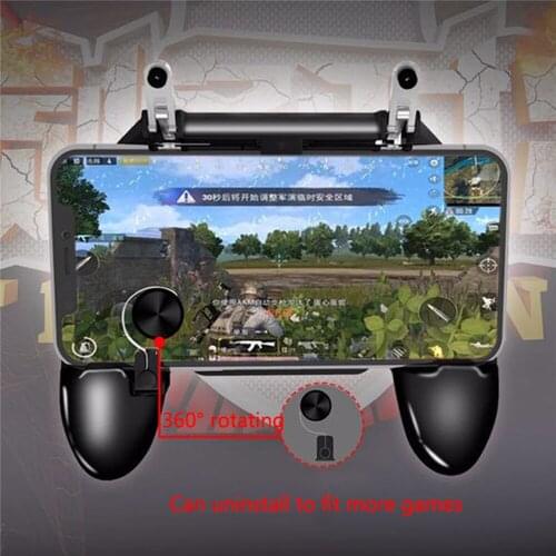 Newest PUBG Mobile Gamepad Joystick Metal L1 R1 Trigger Game Shooter Controller for iPhone Android Phone Mobile Gaming Gamepad