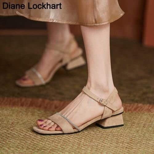 Flocked Slides Women Sandals Summer Cute Casual Daily Comfy Ladies Sandal Dress Party Peep Toe Female Low Heels Shoes Big Size