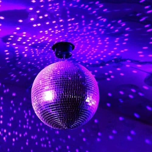 Dia25CM Glass Mirror Disco Ball Decor Home Party DJ KTV Bar Holiday Christmas Reflective Disco Ball For Dance Music Festival
