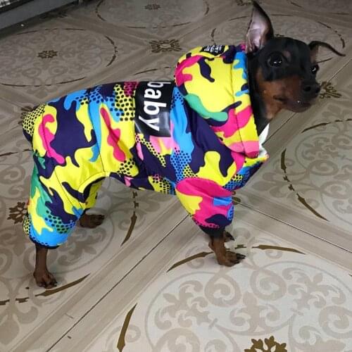 Warm Pet Dog Clothes Winter Dog Windproof Coat Thicken Pet Clothing For Dogs Costume Jumpsuit Hoodies Jacket Pet Supplies perros