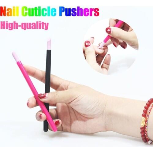 Cuticle Pusher Pen with pumice stone Nail carving brush Pumice Stone Nail Cuticle Pusher Remover
