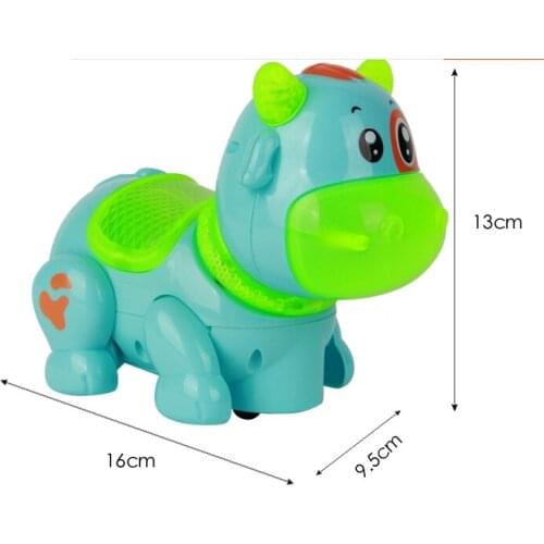 Smart toy Plastic Sounding Educational Children Electronic Toys Cow Flashing Universal Voice Can Shine Fancy Initiation Toy