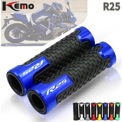 For YAMAHA YZFR25 YZF R25 R25 7/8" 22mm Universal Motorcycle Accessories CNC Aluminum Handlebar Hand Grips Handle Bar End Grip