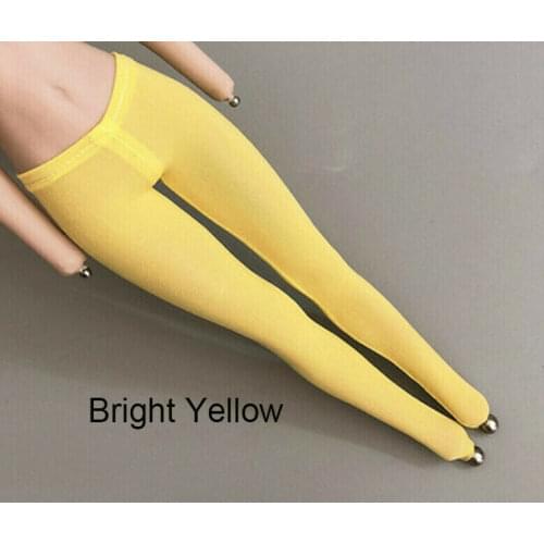 Bright Yellow 1/12th Soldier Stretch Tights Model for 6" Female Body