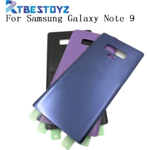 Back Glass For Samsung Galaxy Note9 Note 9 N960 N960F N960P Battery Cover Rear Door Housing Case + Sticker