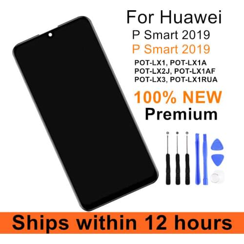 LCD For Huawei P Smart 2019 LCD Display with Touch Screen Digitizer Assembly With Frame For P smart 2018 Repair Part