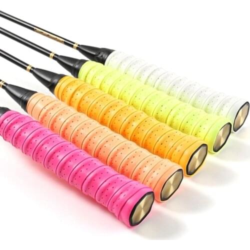 10 Colors Brand Anti-slip Racket Grip Badminton Overgrips Sweatband Outdoor Sports Accessories Tennis Tape Hand Grips