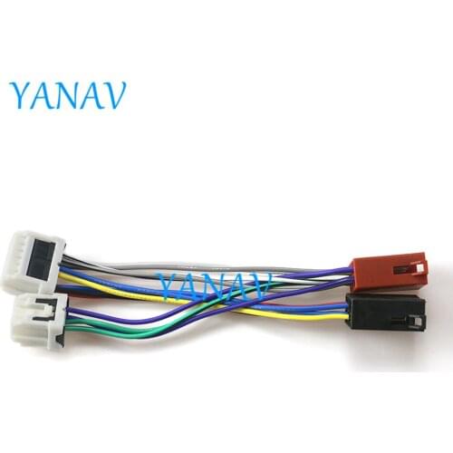 12-120 ISO Radio Adapter for-NISSAN 2003+ (select models) Wiring Harness Connector Lead Loom Cable Plug Car Stereo Radio