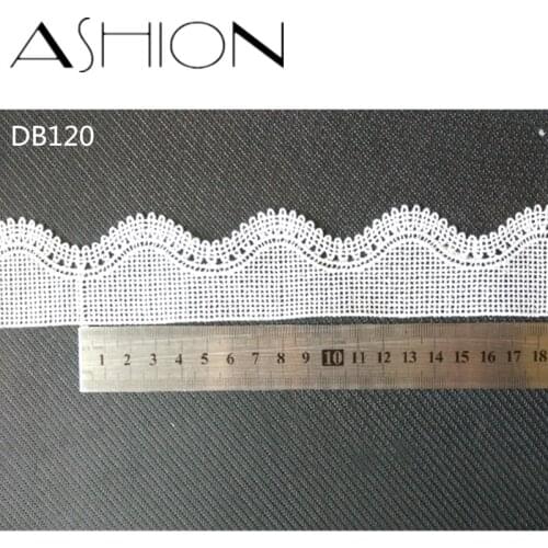 4 yards 45MM white Embroidered Lace Fabric DIY skirt hem Dance costumes Garment Accessories lace trim Sewing Craft LP-DB120