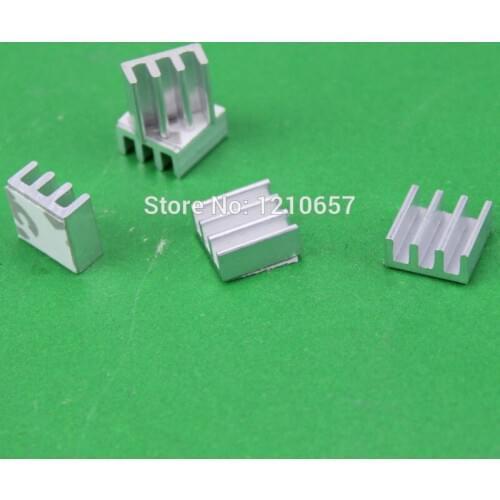 500 PCS lot High Quality 11 x 11 x 5mm Aluminum Heat sinks Heatsink Cooler IC Card PC RAM Memory Chip