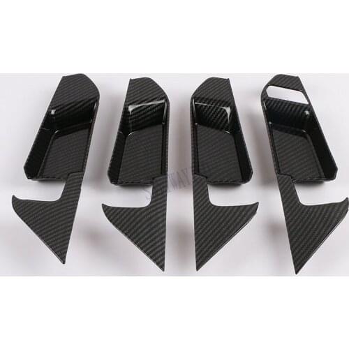 For toyota rav4 rav 4 xa50 2019 2020 Interior accessories Garnish door handle bowl cover trim Plastic colors carbon fiber