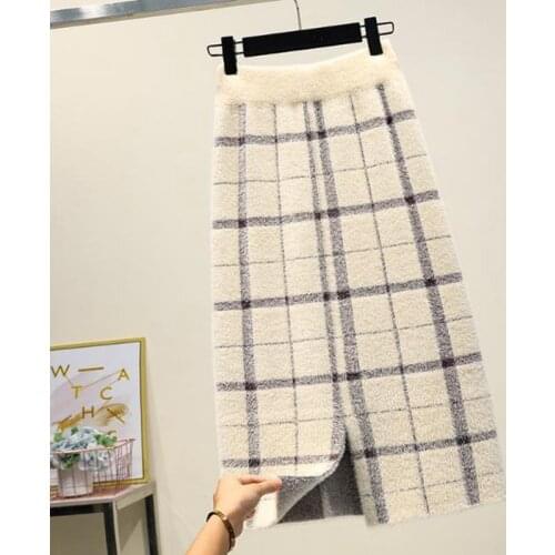 Женские вязаные юбки Asymhing China At AliExpress