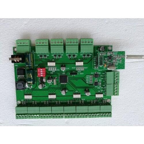 16 input 8 output wireless MCU STM32F103 control IO industrial control board CAN RS485 communication interface CC1101 module