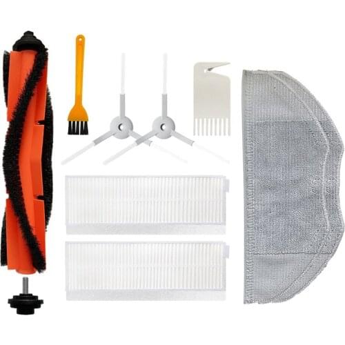 AD-Main Rolling Brush Side Brush Hepa Filter Mop Cloth for Xiaomi Mi Robot Vacuum-Mop Essential G1 Cleaner Spare Parts