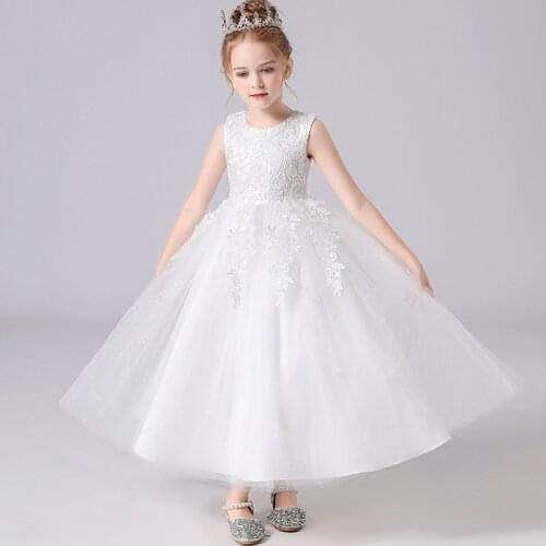 Kids Clothing Childrens Princess Dresses 2021 Summer New Little Girl Wedding Dresses Birthday Party Long Dresses 5-14 Years Old
