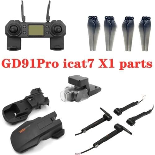 Global drone GD91 PRO GD91Pro icat7 X1 4k GPS remote-controlled unmanned vehicle accessories shell blade arm camera remote contr